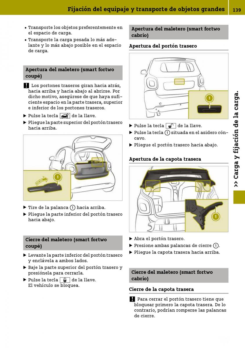 Smart Fortwo III 3 manual del propietario / page 141