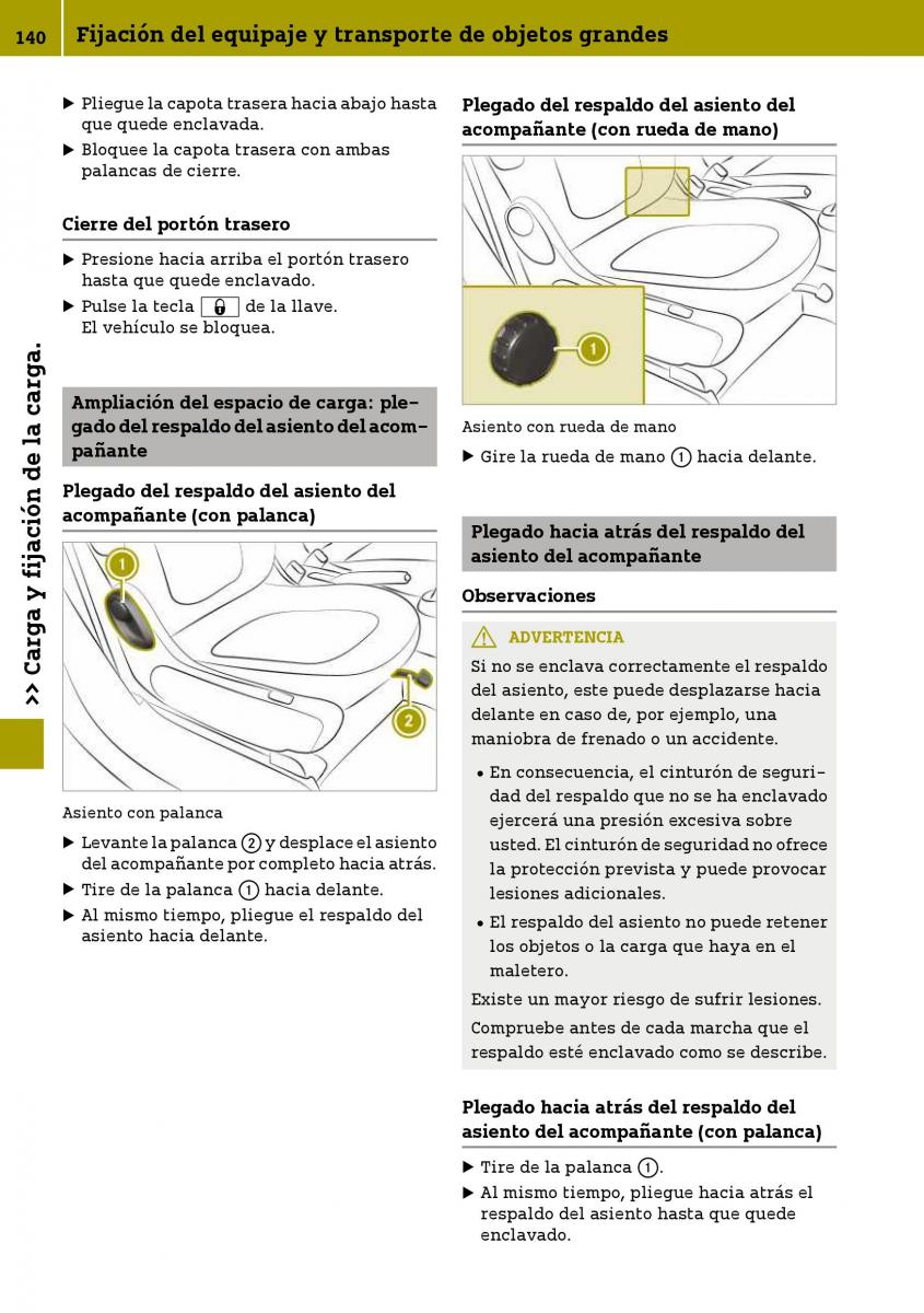 Smart Fortwo III 3 manual del propietario / page 142