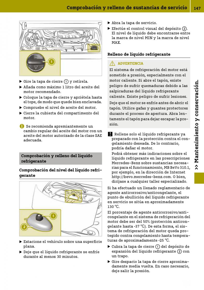 Smart Fortwo III 3 manual del propietario / page 149