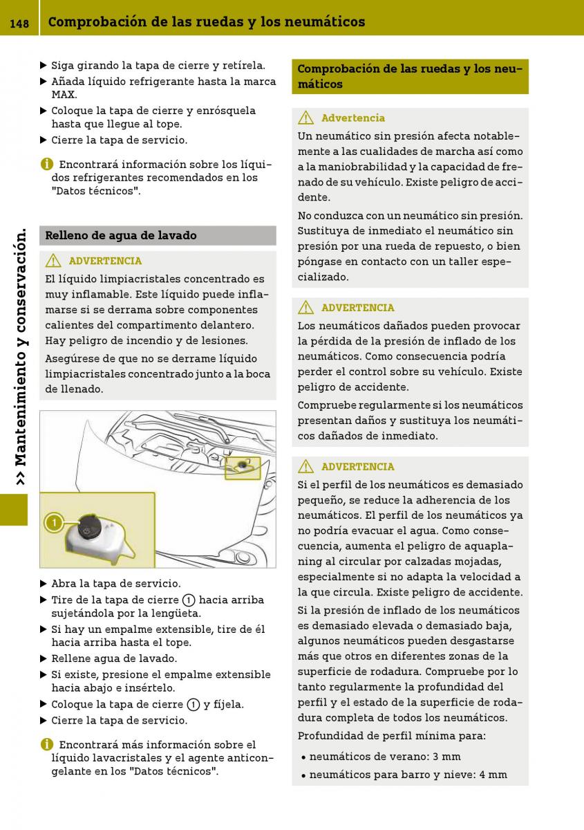 Smart Fortwo III 3 manual del propietario / page 150