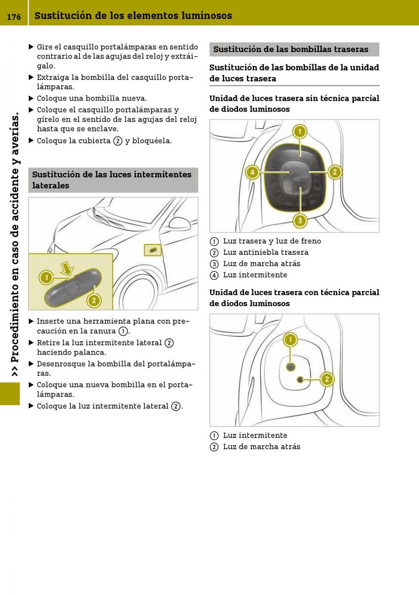 Smart Fortwo III 3 manual del propietario / page 178