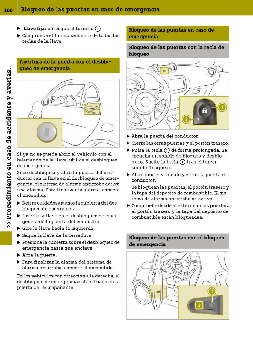 Smart Fortwo III 3 manual del propietario / page 182