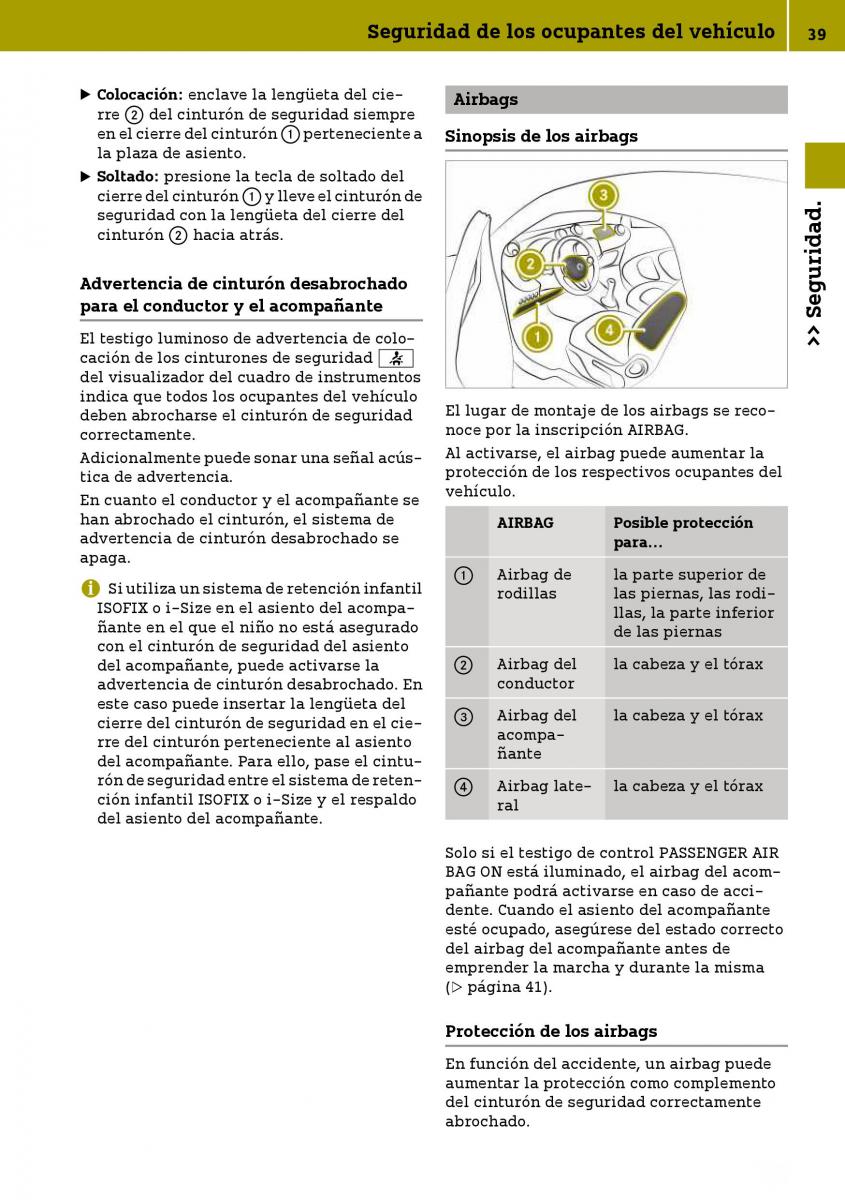 Smart Fortwo III 3 manual del propietario / page 41