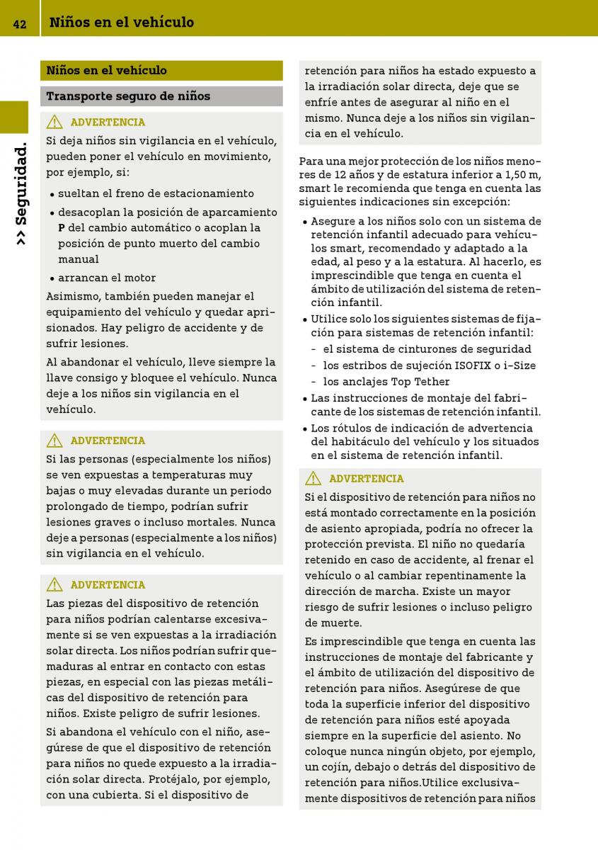 Smart Fortwo III 3 manual del propietario / page 44