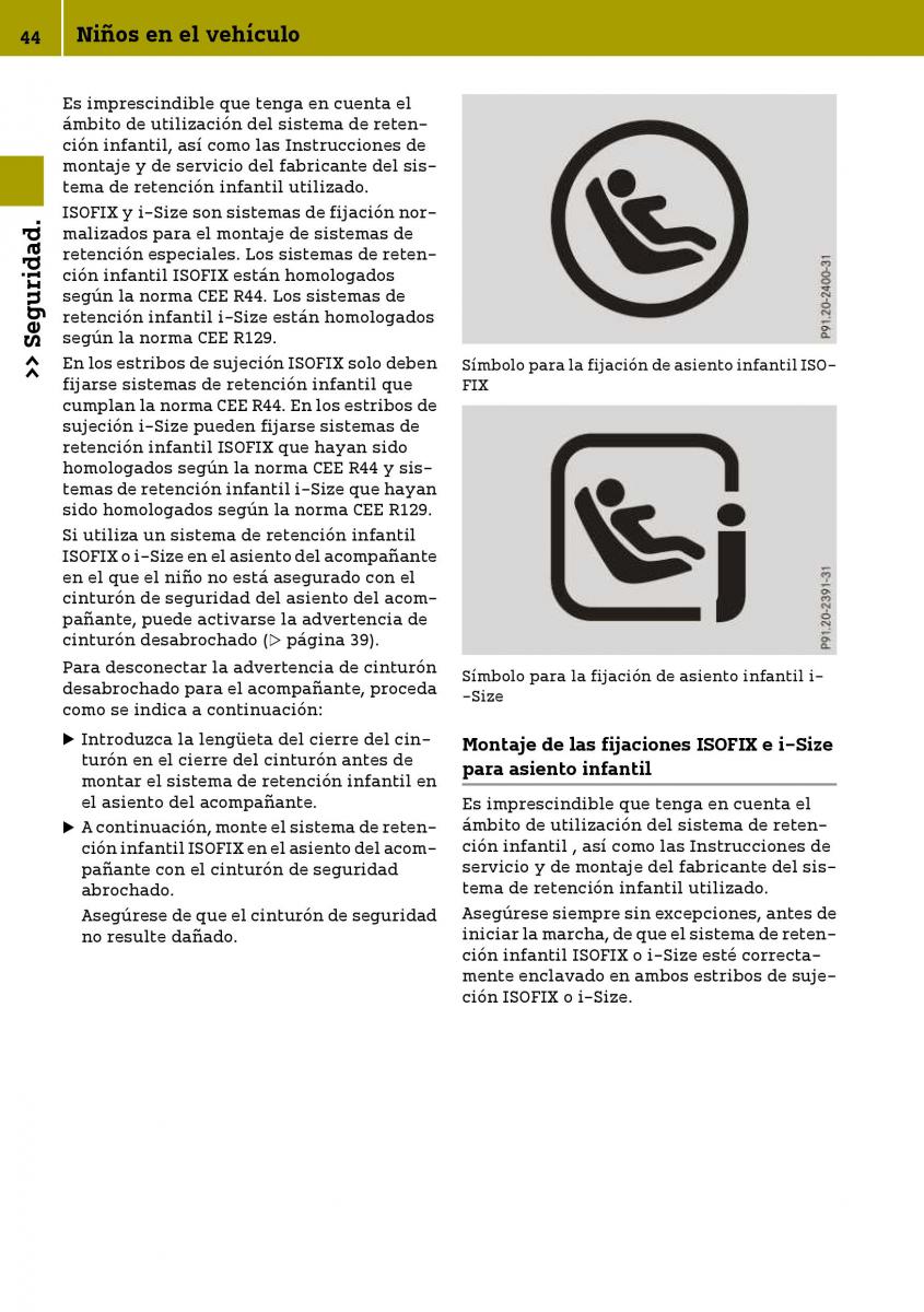 Smart Fortwo III 3 manual del propietario / page 46