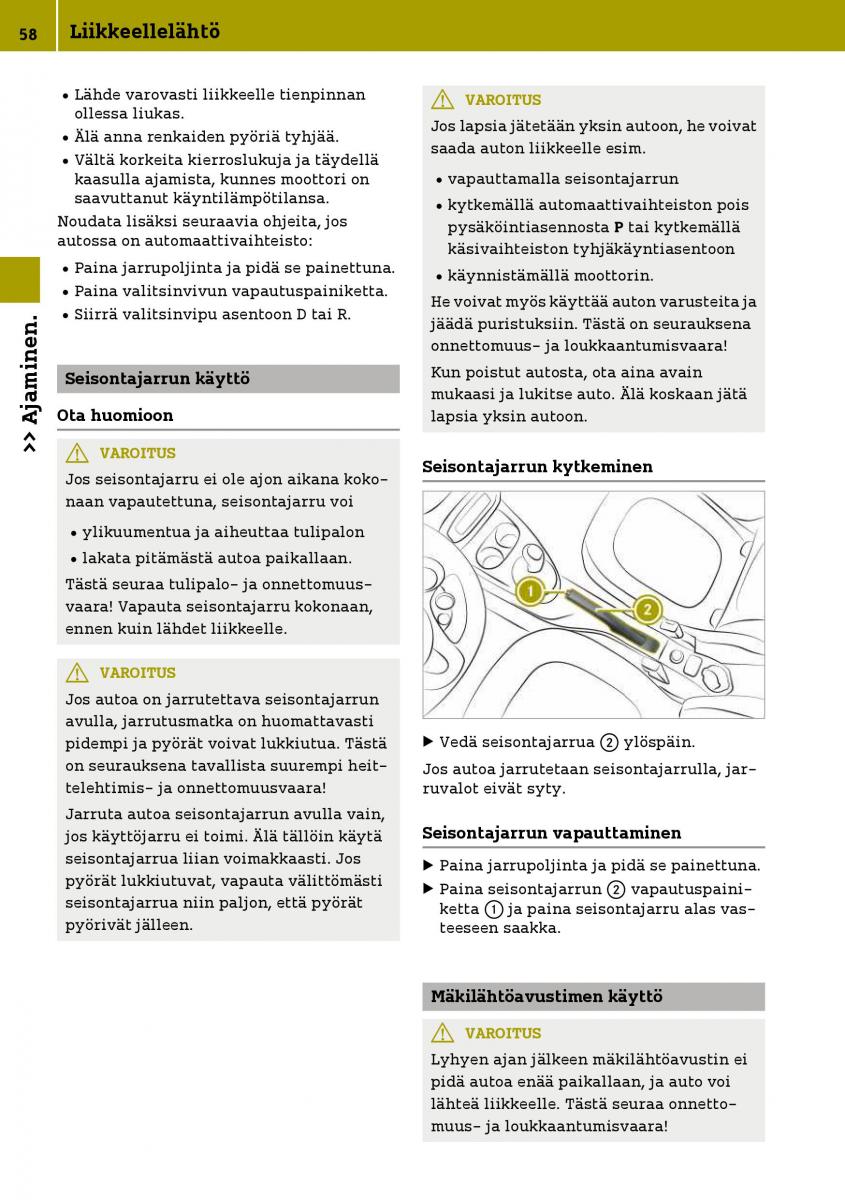 Smart Fortwo III 3 omistajan kasikirja / page 60