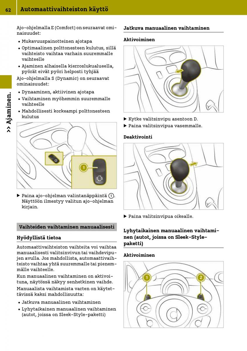 Smart Fortwo III 3 omistajan kasikirja / page 64