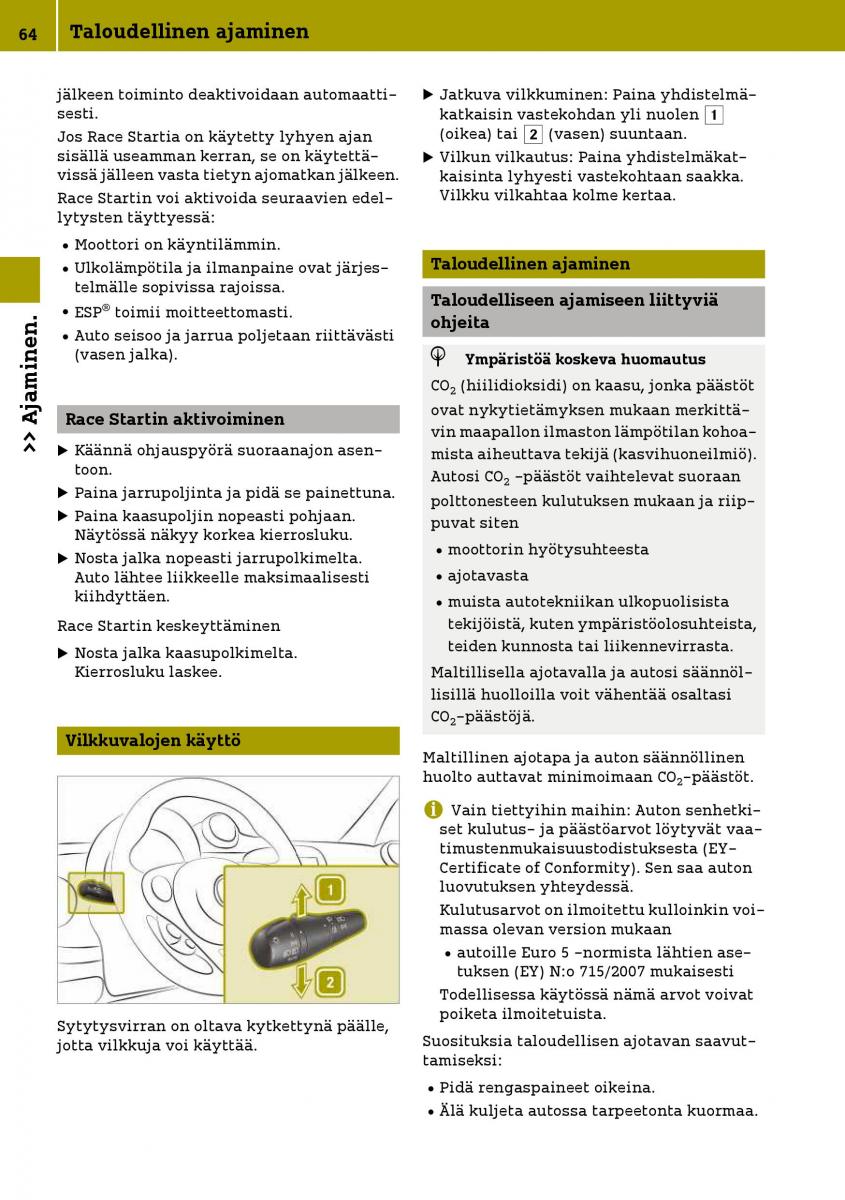 Smart Fortwo III 3 omistajan kasikirja / page 66