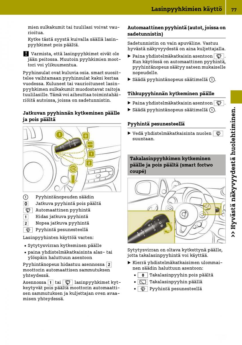 Smart Fortwo III 3 omistajan kasikirja / page 79