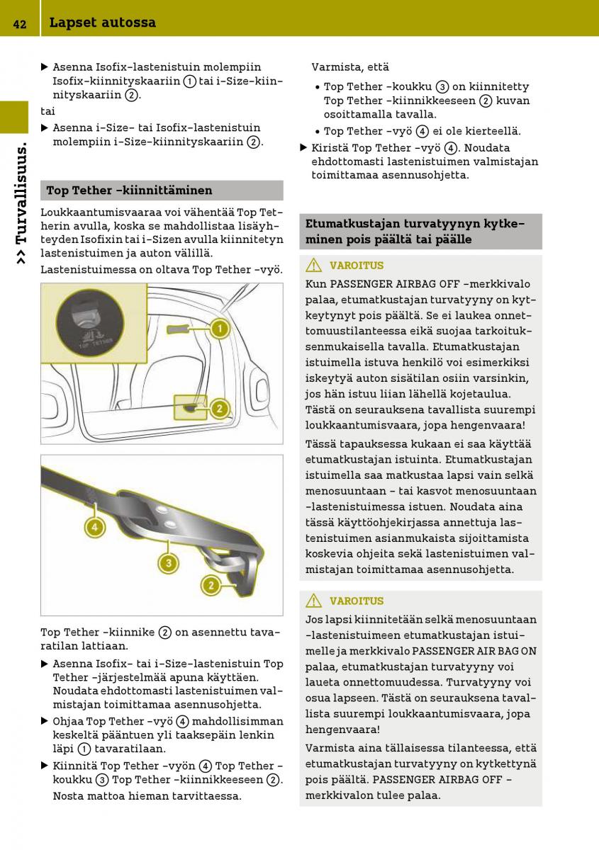 Smart Fortwo III 3 omistajan kasikirja / page 44