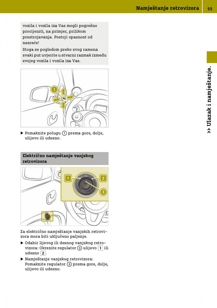 Smart Fortwo III 3 vlasnicko uputstvo / page 57