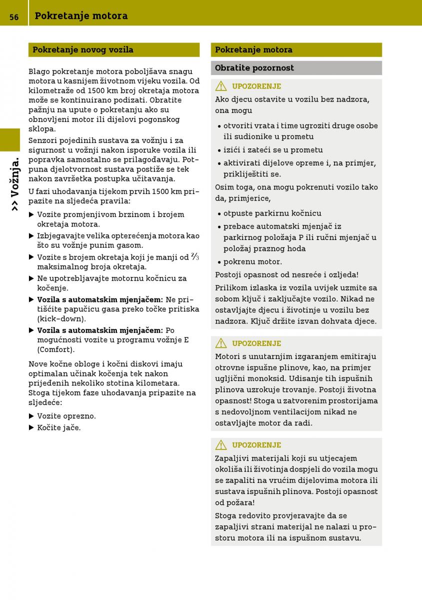 Smart Fortwo III 3 vlasnicko uputstvo / page 58