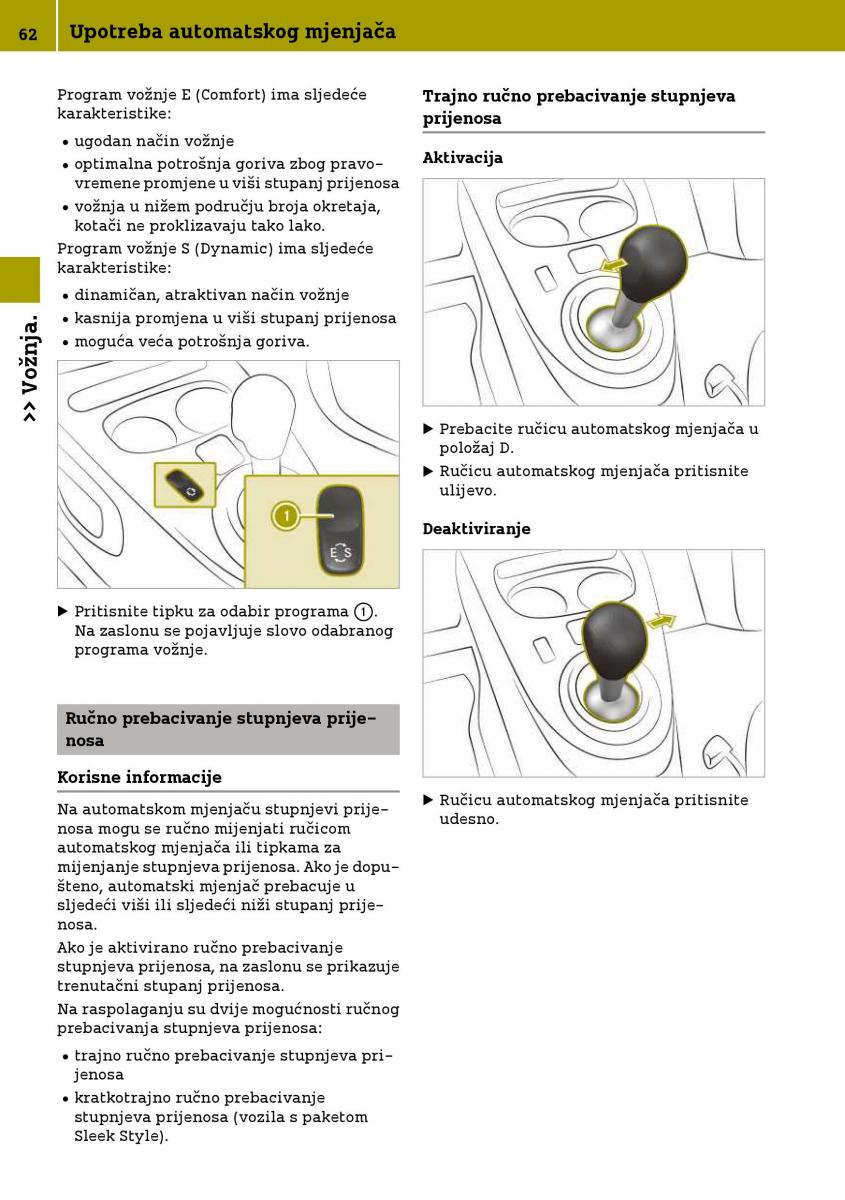 Smart Fortwo III 3 vlasnicko uputstvo / page 64