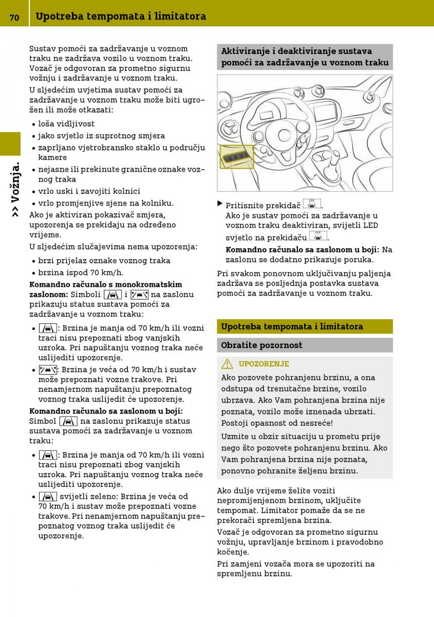 Smart Fortwo III 3 vlasnicko uputstvo / page 72