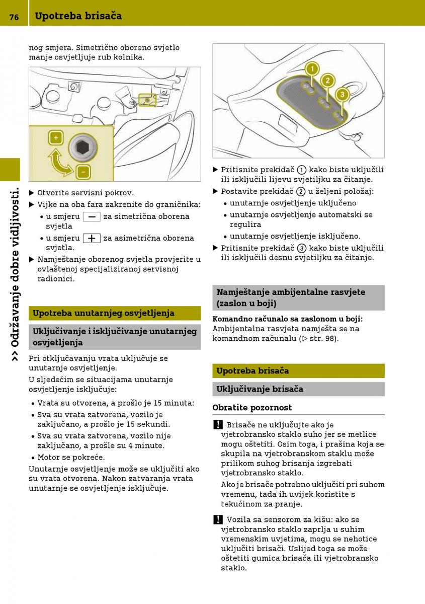 Smart Fortwo III 3 vlasnicko uputstvo / page 78