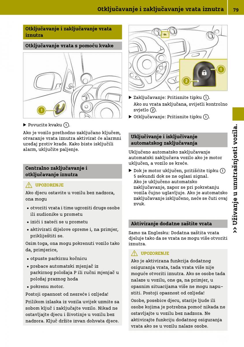 Smart Fortwo III 3 vlasnicko uputstvo / page 81