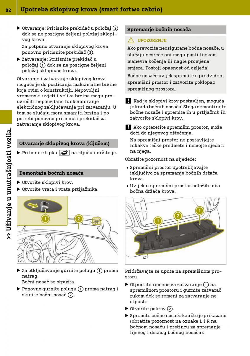 Smart Fortwo III 3 vlasnicko uputstvo / page 84