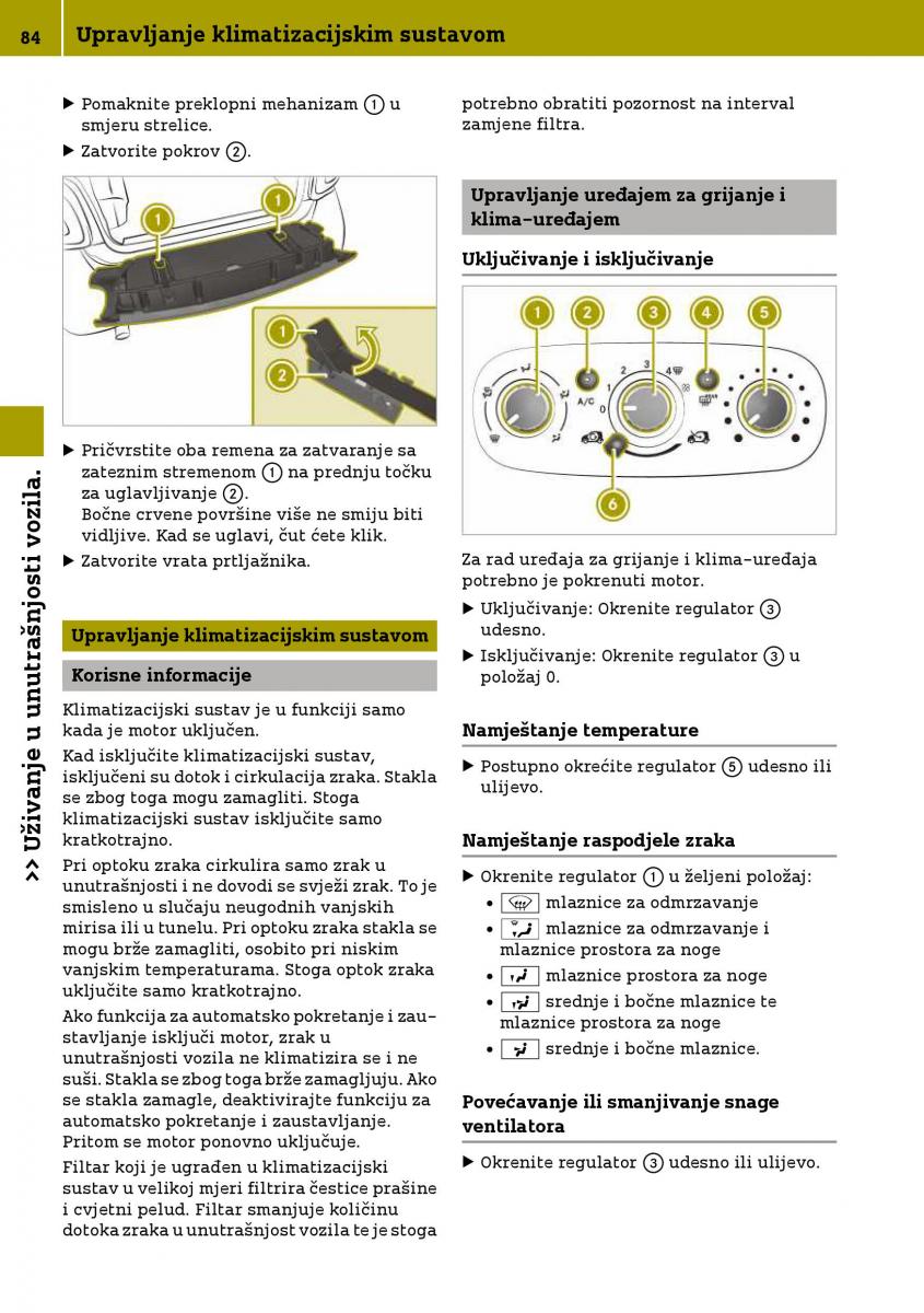 Smart Fortwo III 3 vlasnicko uputstvo / page 86