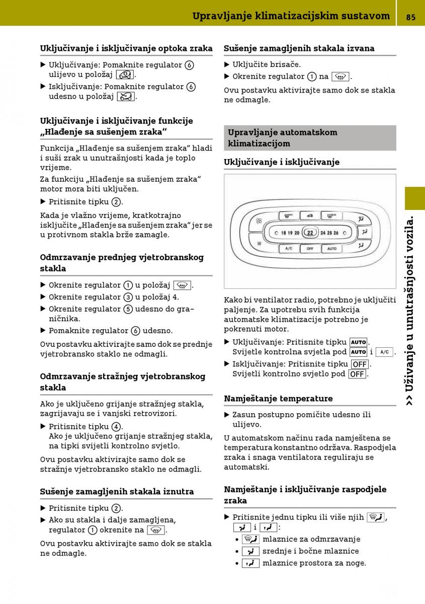 Smart Fortwo III 3 vlasnicko uputstvo / page 87