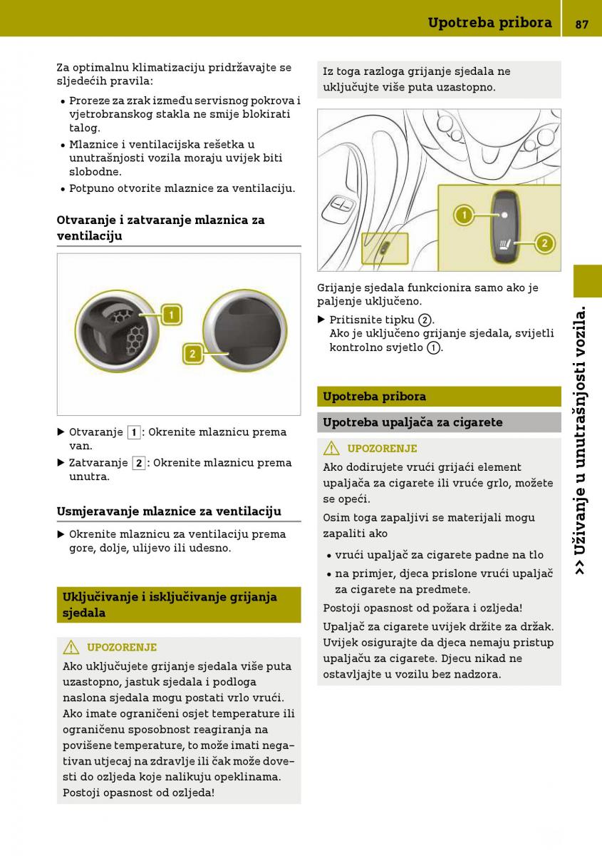 Smart Fortwo III 3 vlasnicko uputstvo / page 89