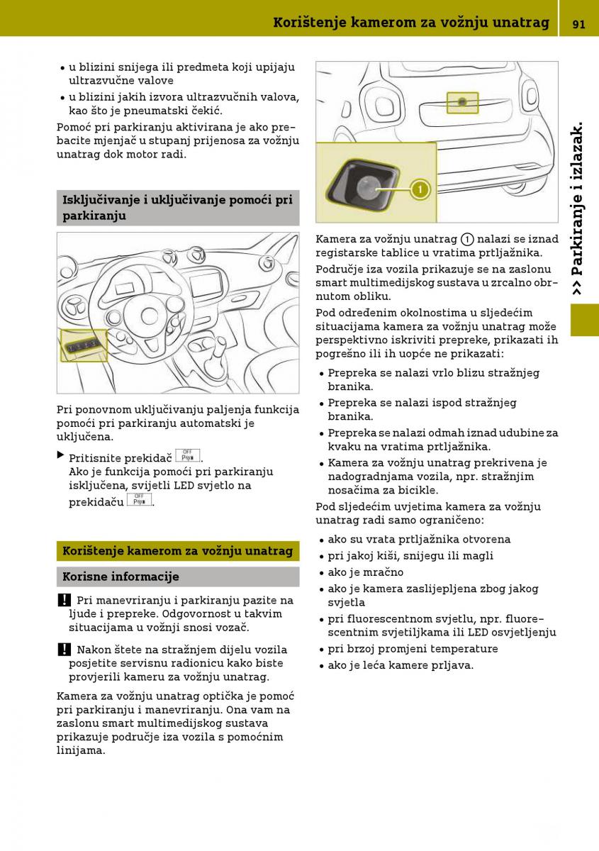 Smart Fortwo III 3 vlasnicko uputstvo / page 93