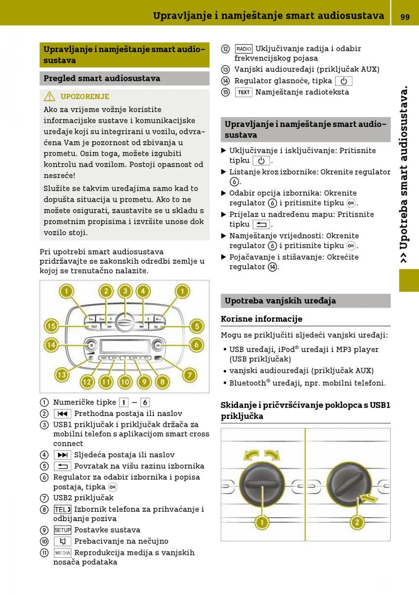 Smart Fortwo III 3 vlasnicko uputstvo / page 101