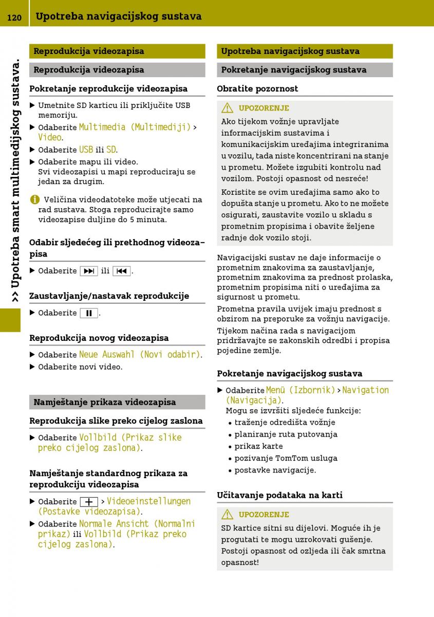 Smart Fortwo III 3 vlasnicko uputstvo / page 122