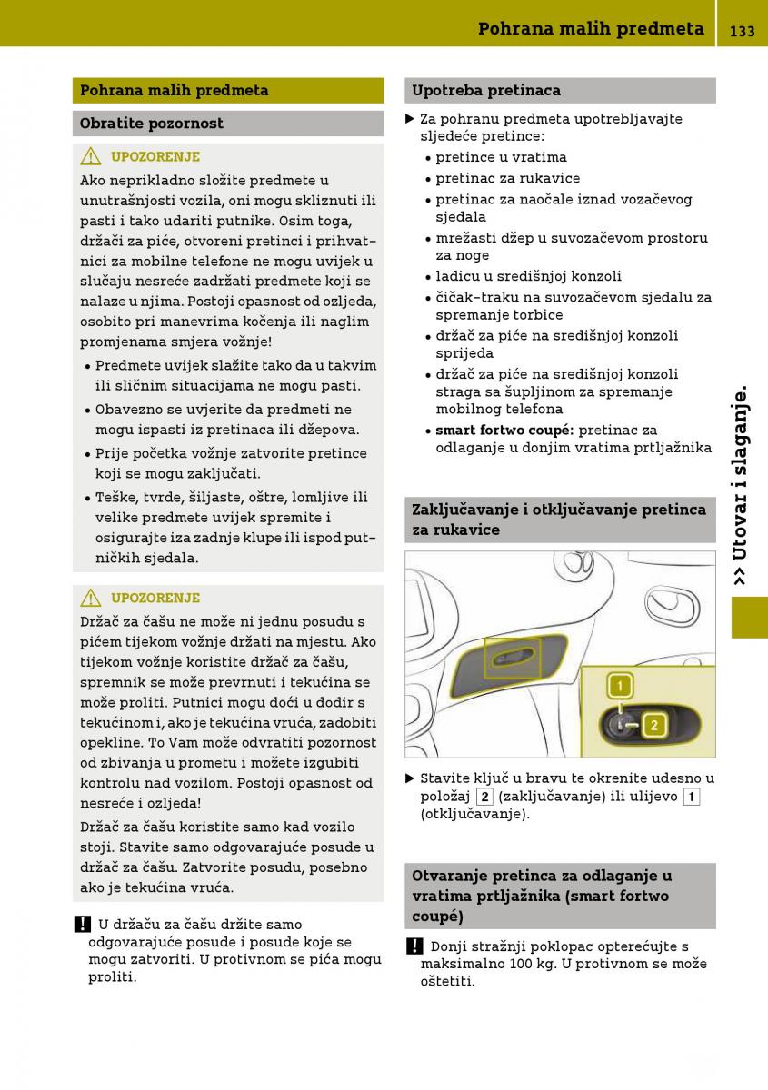 Smart Fortwo III 3 vlasnicko uputstvo / page 135