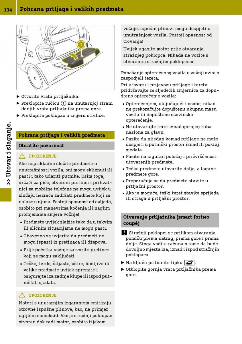 Smart Fortwo III 3 vlasnicko uputstvo / page 136