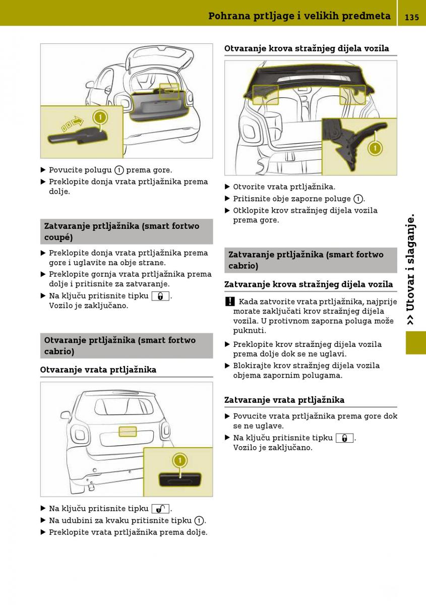 Smart Fortwo III 3 vlasnicko uputstvo / page 137