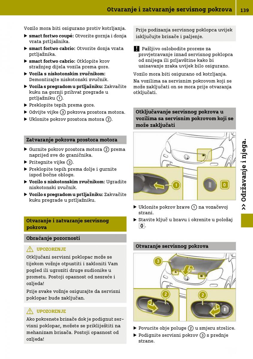 Smart Fortwo III 3 vlasnicko uputstvo / page 141