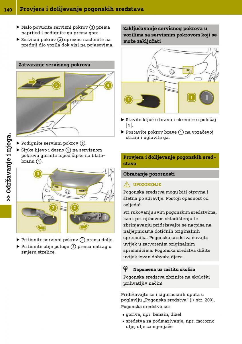 Smart Fortwo III 3 vlasnicko uputstvo / page 142