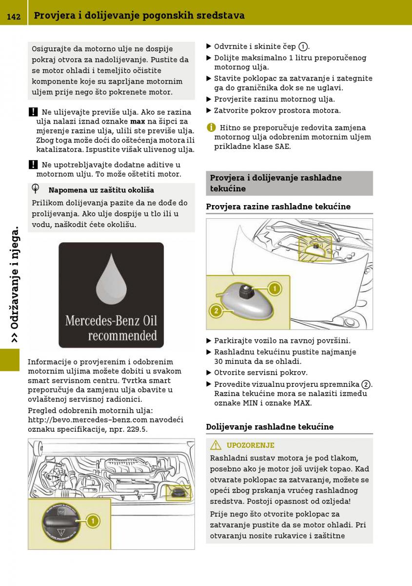 Smart Fortwo III 3 vlasnicko uputstvo / page 144