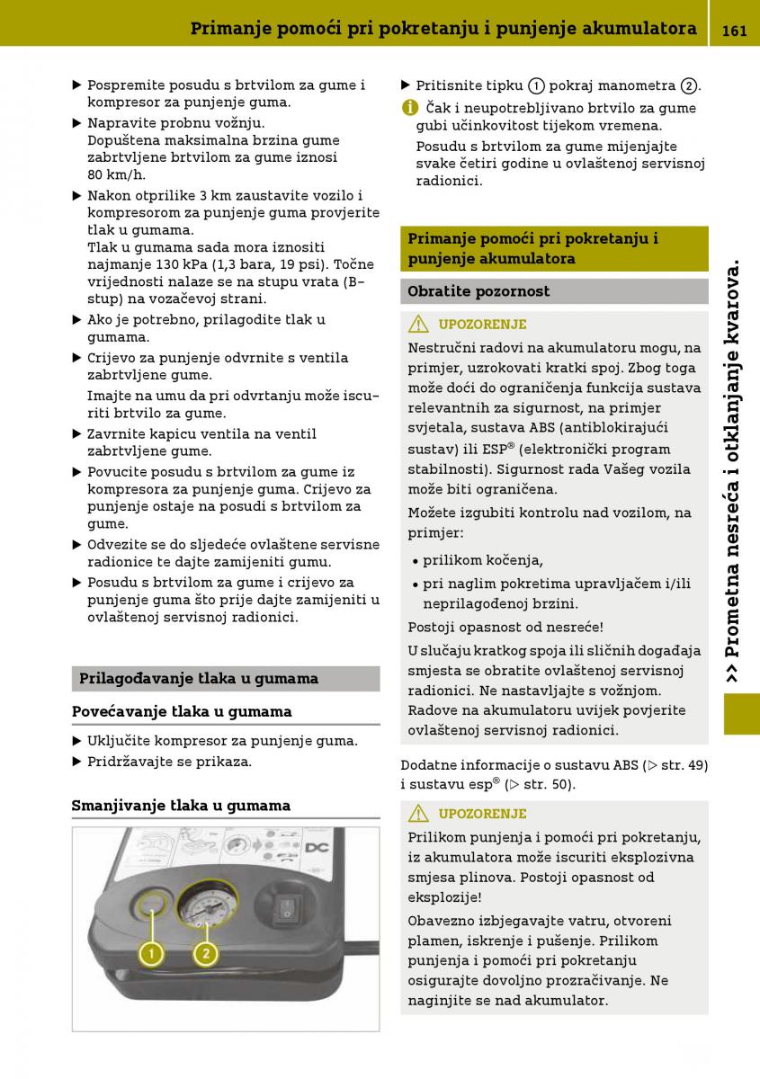 Smart Fortwo III 3 vlasnicko uputstvo / page 163