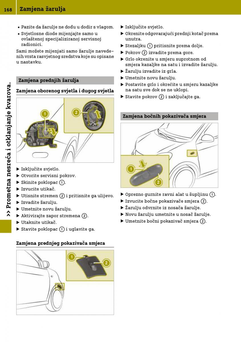 Smart Fortwo III 3 vlasnicko uputstvo / page 170