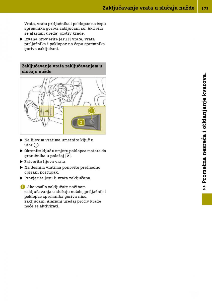 Smart Fortwo III 3 vlasnicko uputstvo / page 175