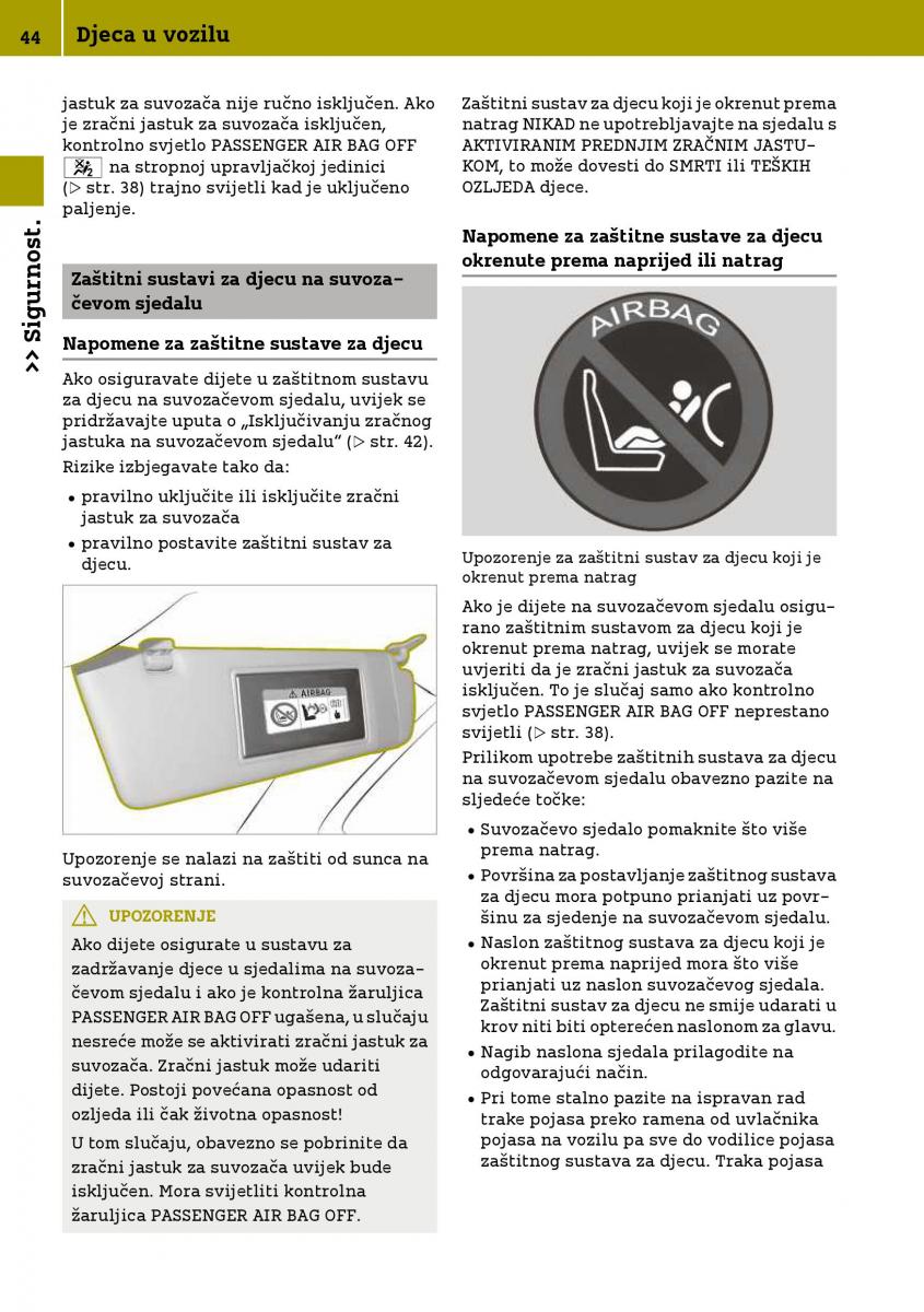 Smart Fortwo III 3 vlasnicko uputstvo / page 46