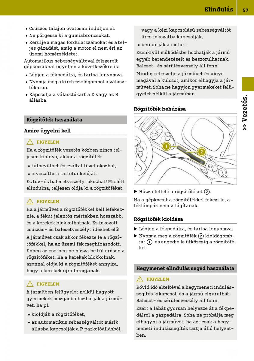 Smart Fortwo III 3 Kezelesi utmutato / page 59