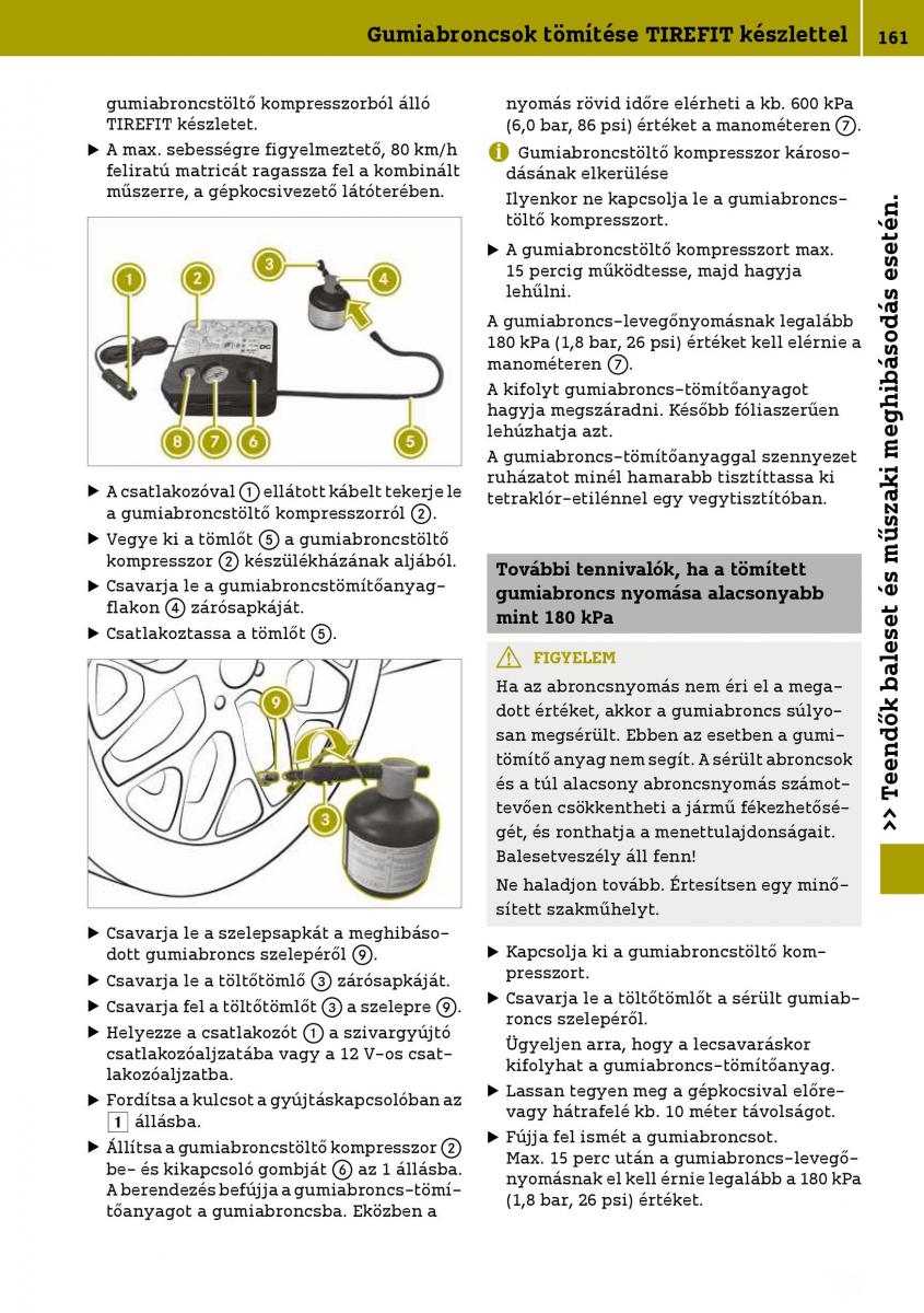 Smart Fortwo III 3 Kezelesi utmutato / page 163