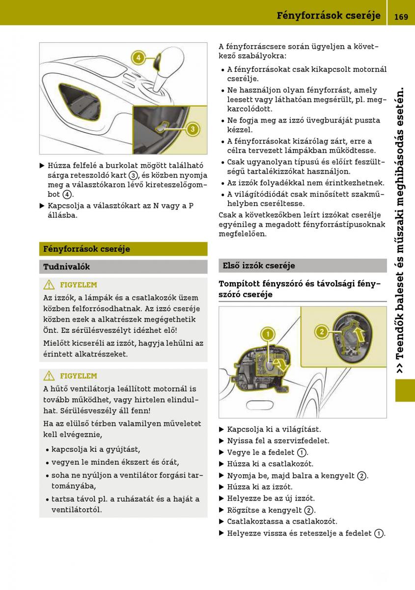 Smart Fortwo III 3 Kezelesi utmutato / page 171