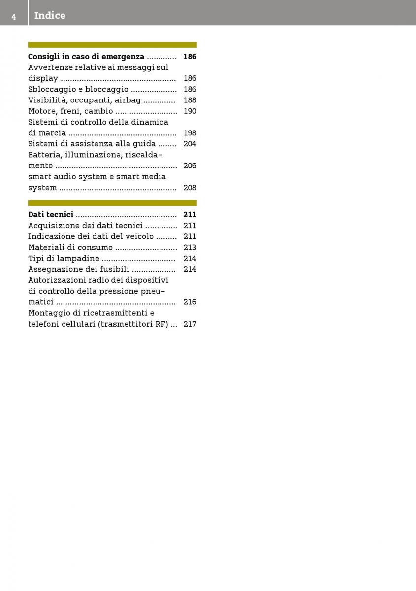 Smart Fortwo III 3 manuale del proprietario / page 6