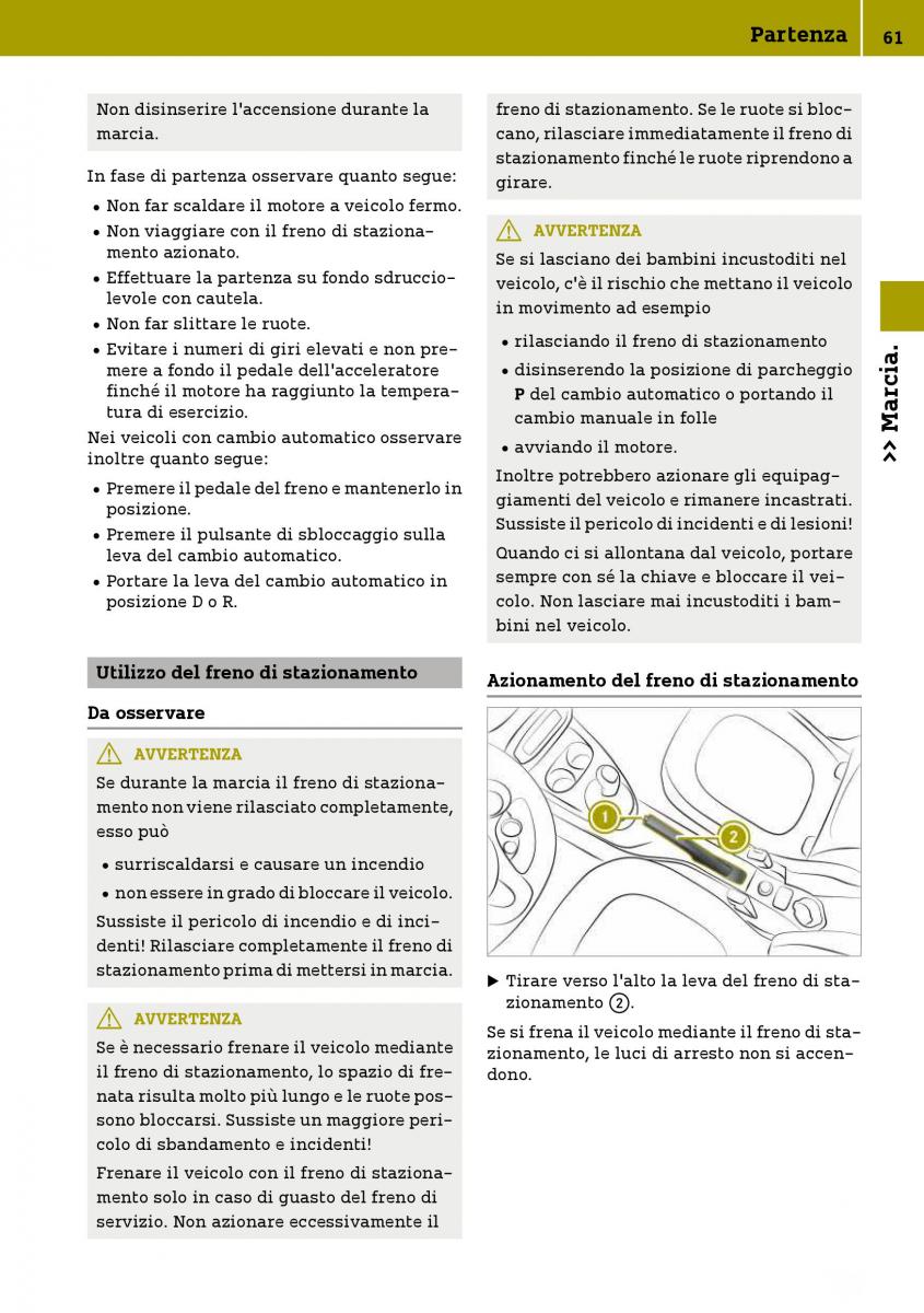 Smart Fortwo III 3 manuale del proprietario / page 63