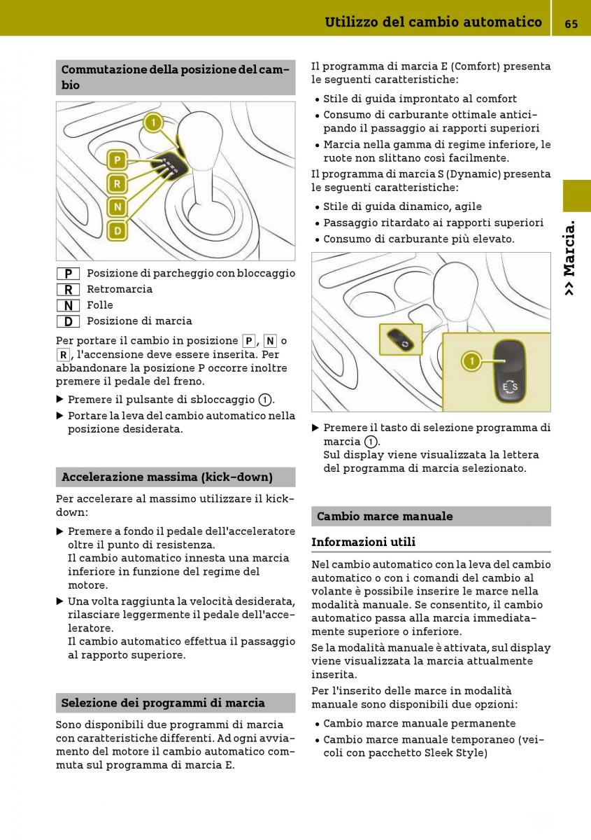 Smart Fortwo III 3 manuale del proprietario / page 67