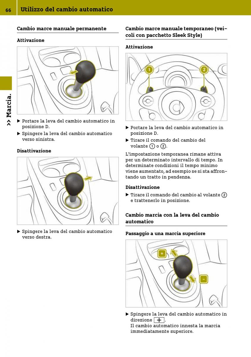 Smart Fortwo III 3 manuale del proprietario / page 68