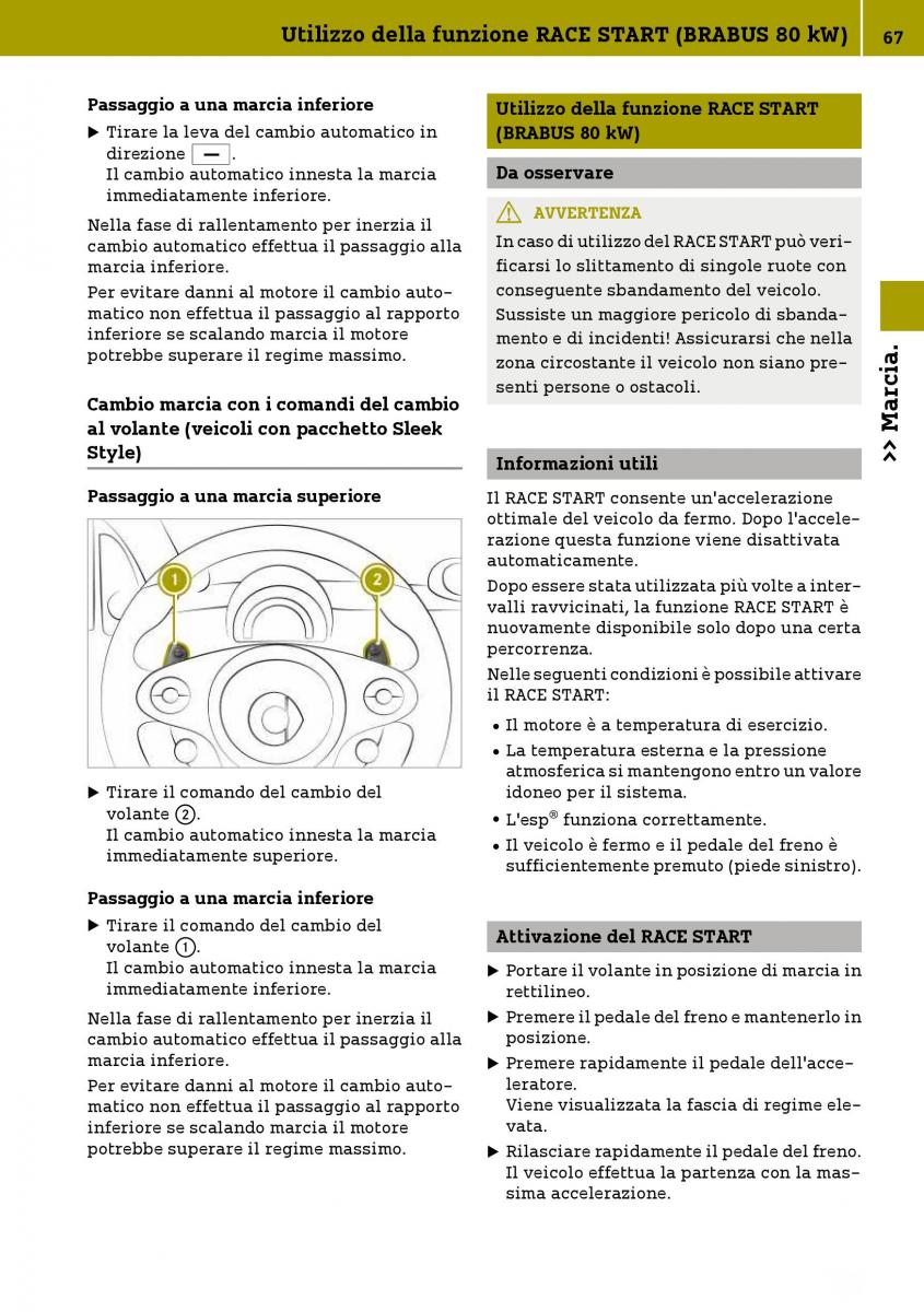 Smart Fortwo III 3 manuale del proprietario / page 69