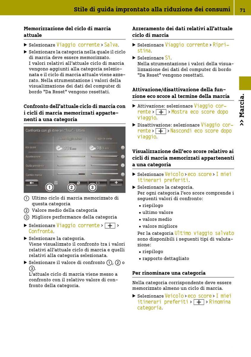 Smart Fortwo III 3 manuale del proprietario / page 73