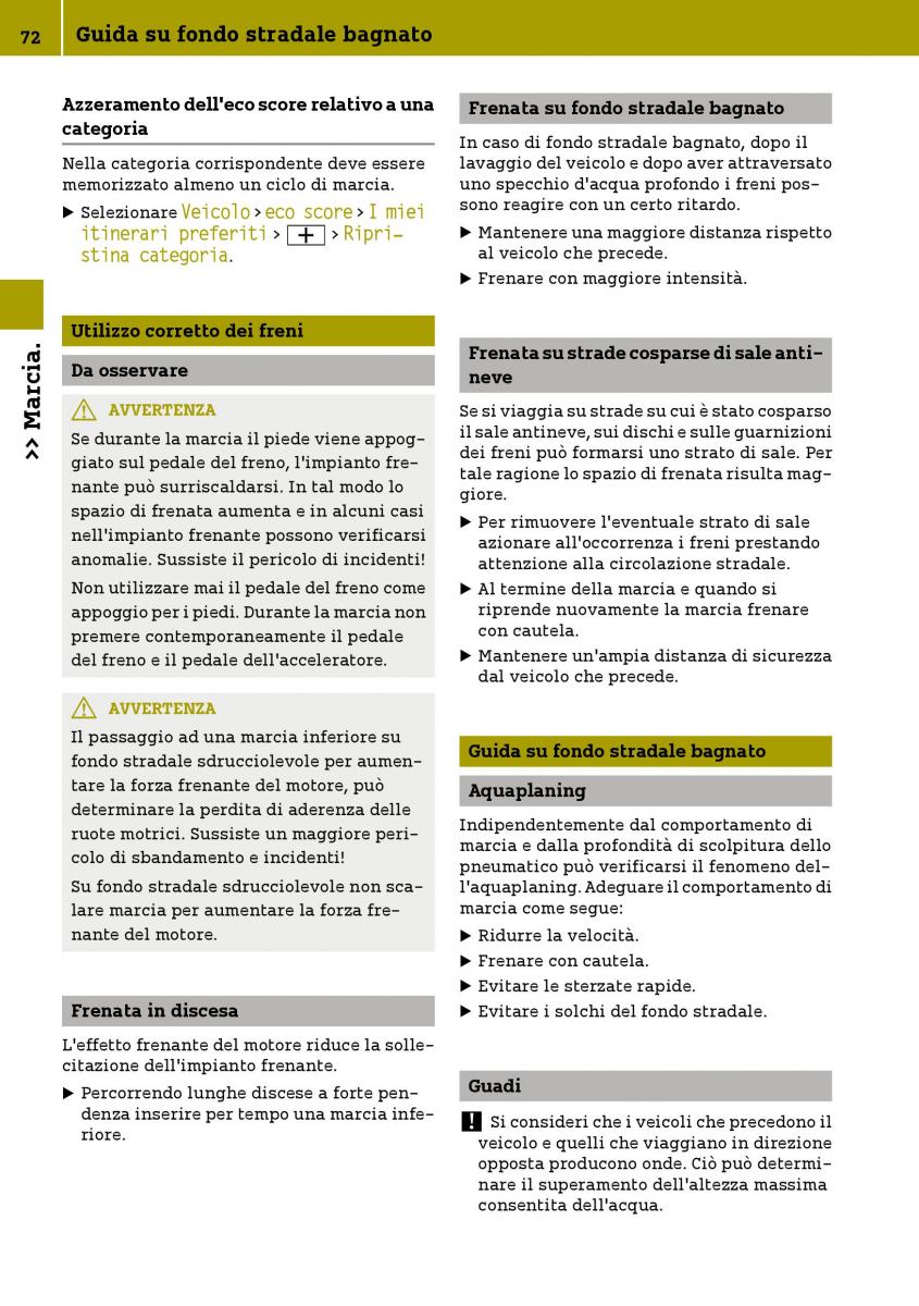 Smart Fortwo III 3 manuale del proprietario / page 74