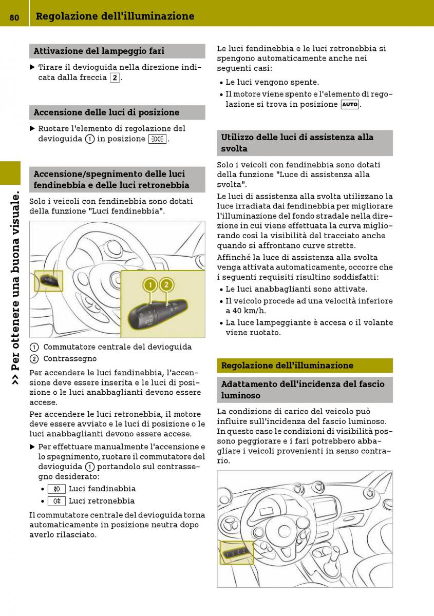 Smart Fortwo III 3 manuale del proprietario / page 82