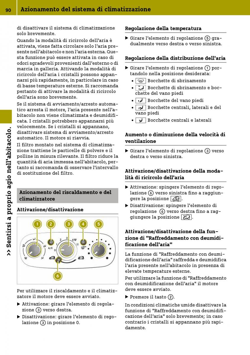 Smart Fortwo III 3 manuale del proprietario / page 92