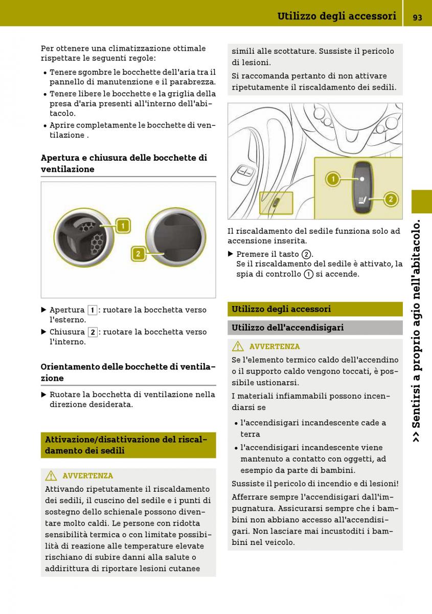 Smart Fortwo III 3 manuale del proprietario / page 95